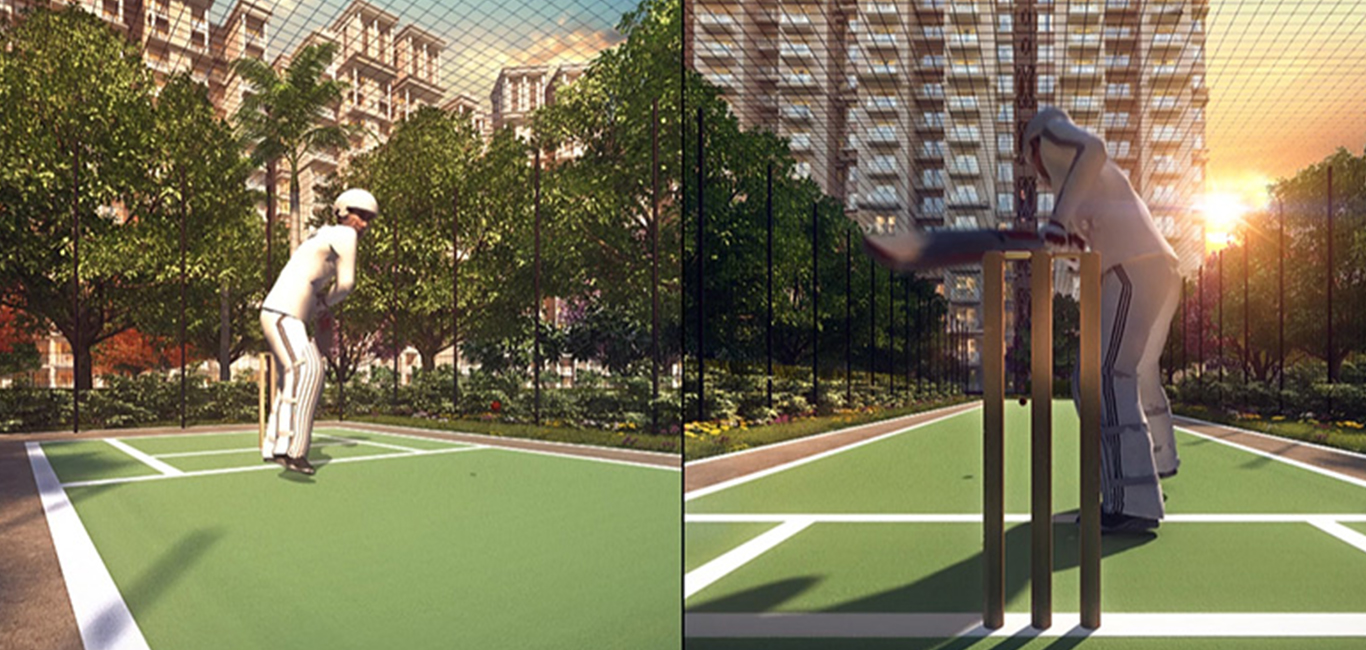 Signature global The Millennia Affordable House - cricket field