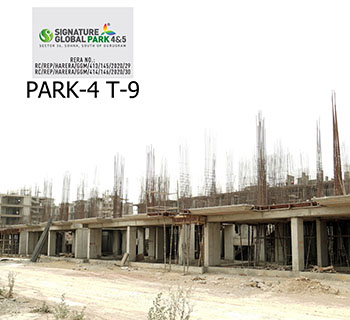 Project construction update of signature global park 4&5 buy 2&3 bhk flats in sector 36, Sohna , South of Gurugram.
