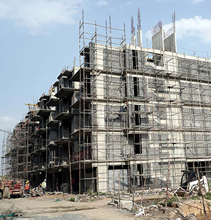 Project construction update of signature global park 4&5 buy 2 bhk flats in sector 36, Sohna , South of Gurugram.