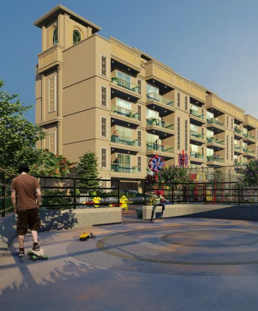 Amenities – Dedicated Skating rink – Luxury residential flats in Gurgaon – Signature Global City 92