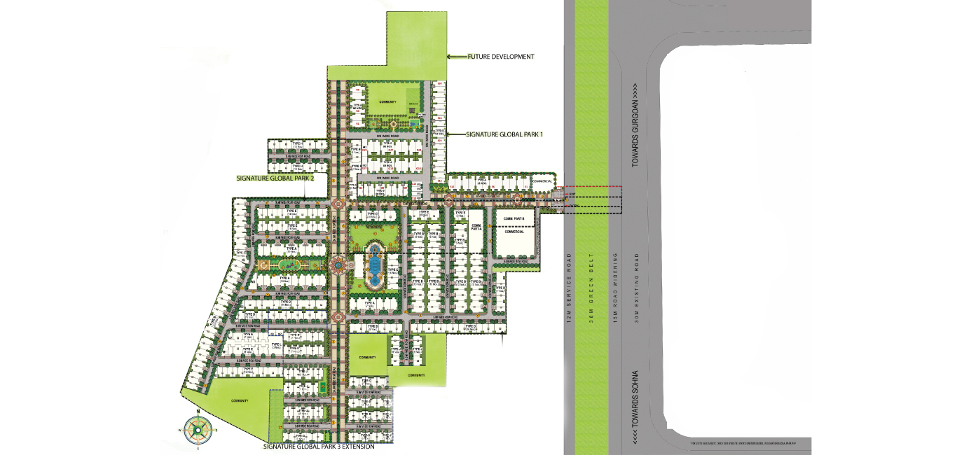 Signature Global Park Premium Floor - Site Plan