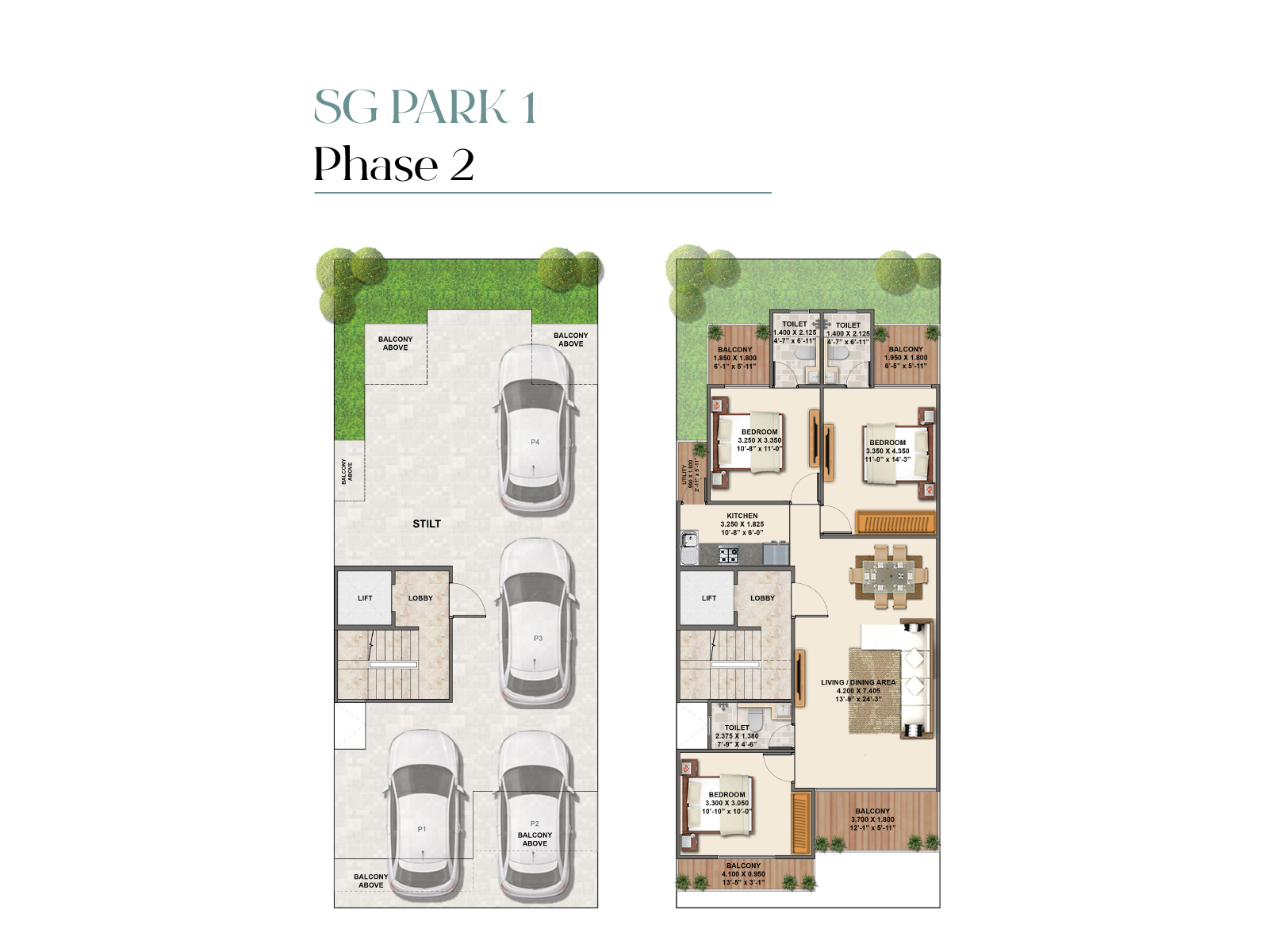 Signature Global Park Premium Floor - Unit Plan