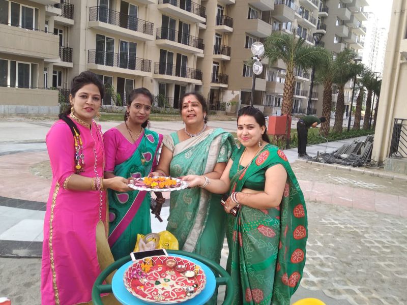 Signature Global City 103 Affordable Housing - teej celebration