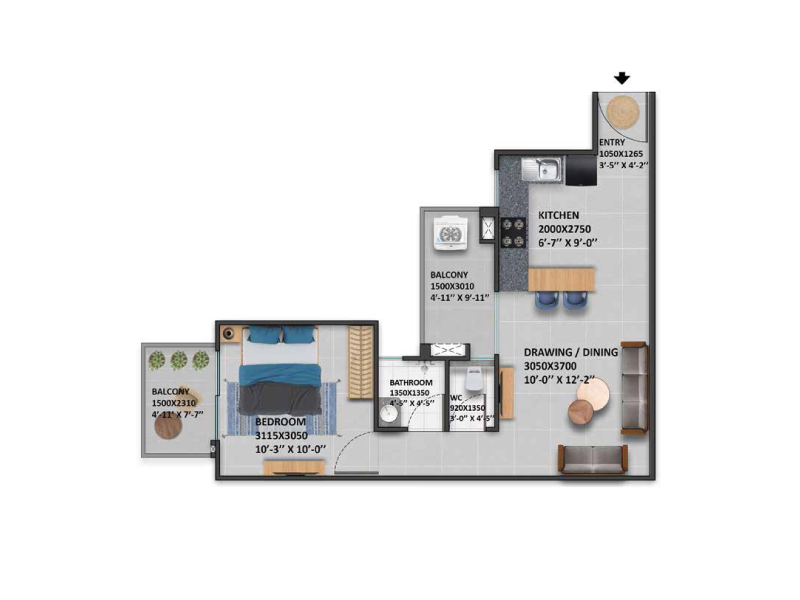 Signature Global Imperial Floor Plan 1