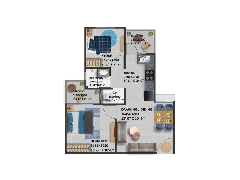 Signature Global Imperial Floor Plan 2