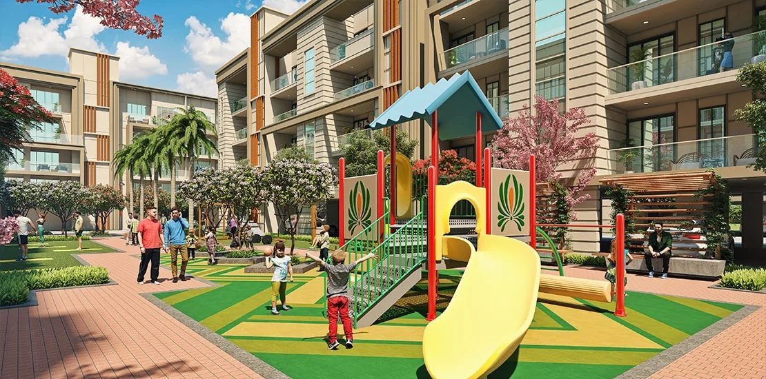 Kid’s Play Area in 2 BHK Premium independent floors for sale in Gurgaon at Signature Global City 37D 2
