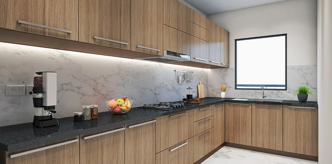 Modular kitchen with latest appliances in 2 BHK flats for sale in Gurgaon at Signature Global City 37D 2
