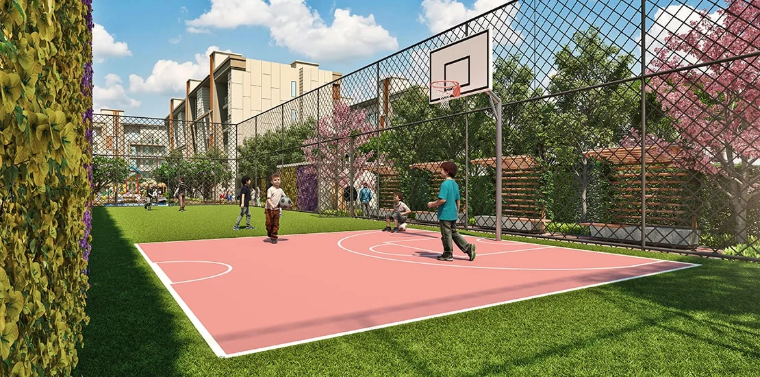 Basket ball Court in 2 BHK Luxury Residential Floors in Gurgaon at Signature Global City 37D 2