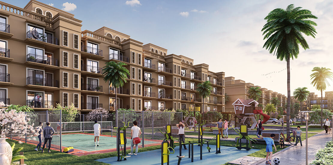 Outdoor sports area in signature global park 4&5 luxury independent residential property for sale in sector 36, Sohna, South of Gurgaon.
