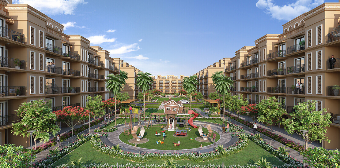 Amusement park for children in signature global park 4&5 premium independent residential property for sale in sector 36, Sohna, South of Gurugram.
