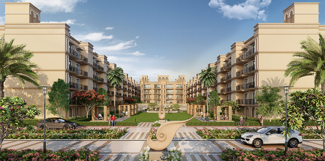 Spectacular inside view of 2&3 bhk luxury independent floors for sale in signature global park 4&5 in sector 36, Sohna, South of Gurugram.