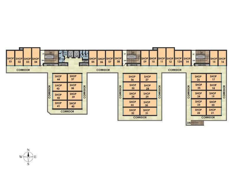 Upper ground floor plan - Signum 88 A