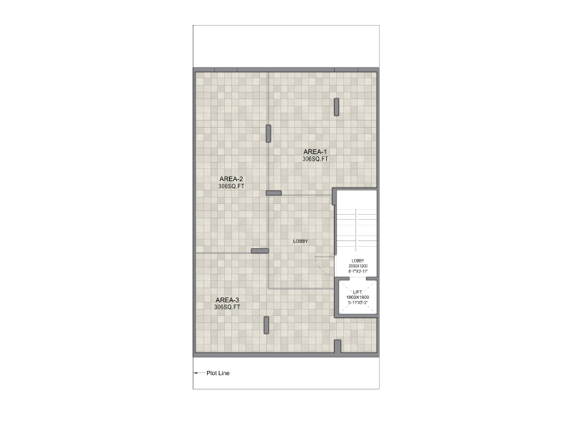 Signature Global City 79B - Type A (Basement Plan)