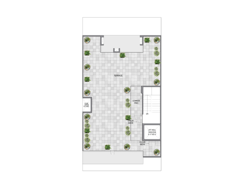 Signature Global City 79B - Type A (Terrace Floor Plan)
