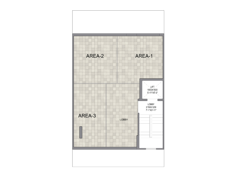 Signature Global City 79B - Type C (Basement Plan)